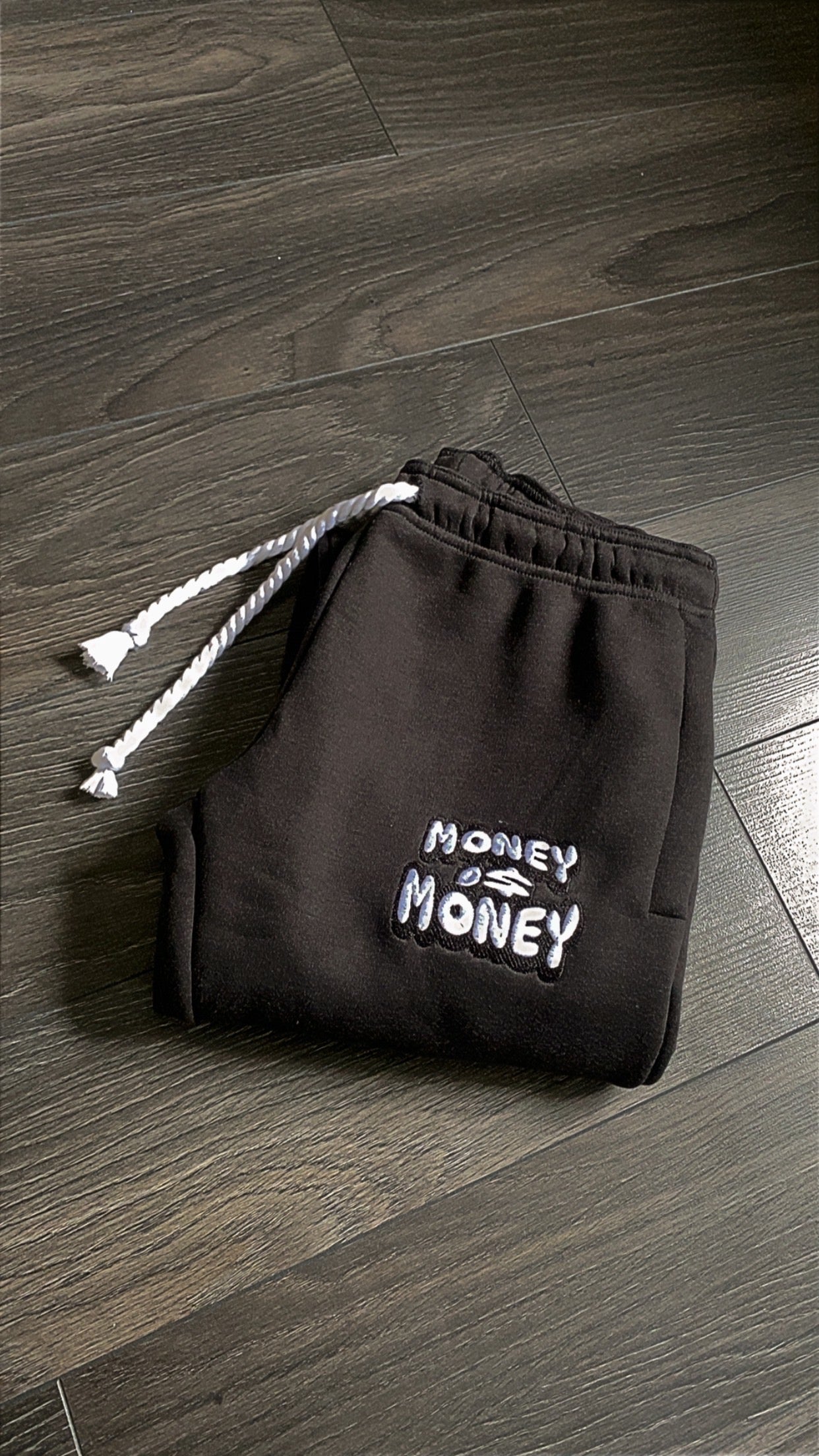 MONEYI$MONEY Black/White hoodie set