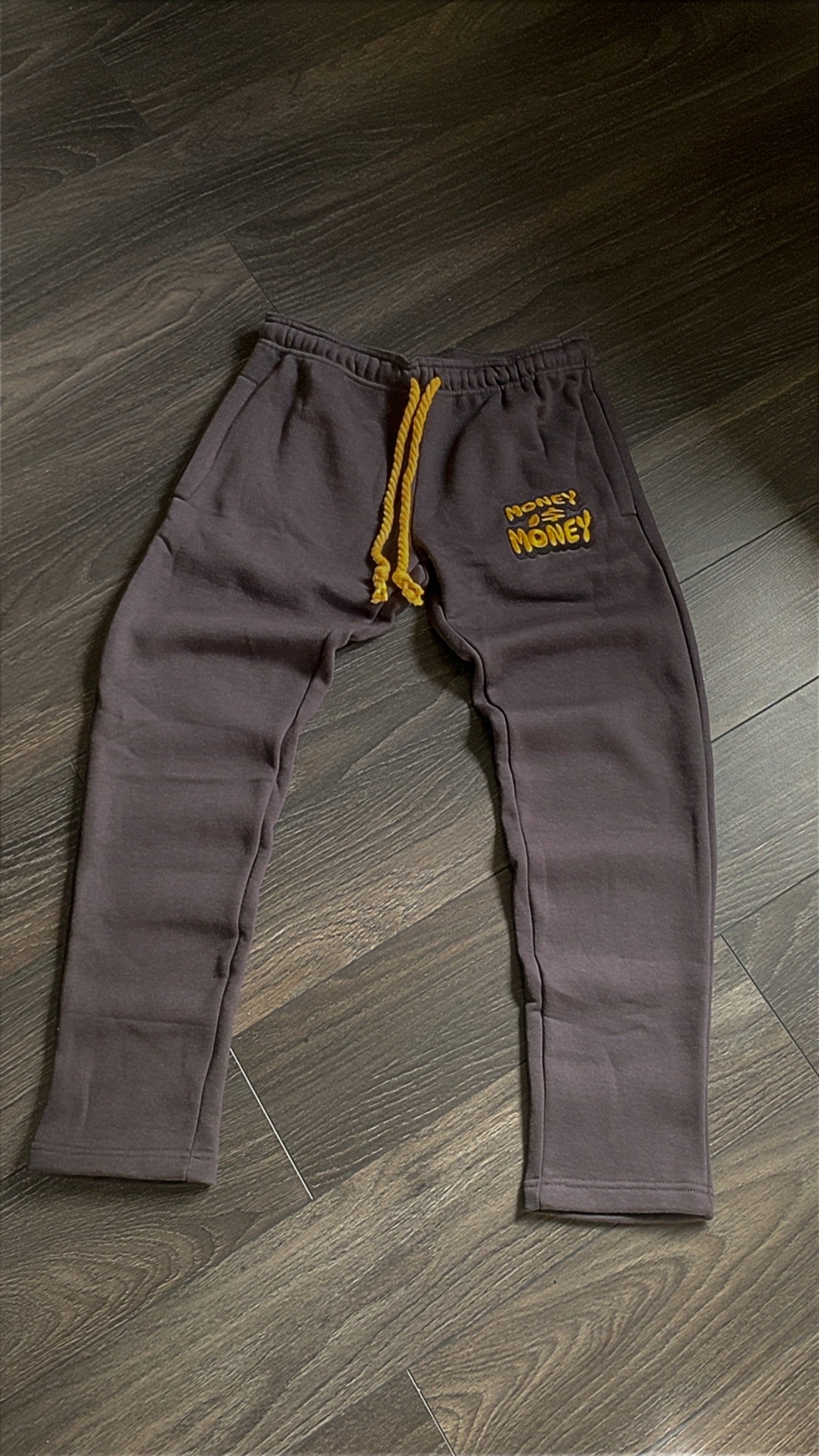 MONEYI$MONEY Black/Yellow Hoodie set