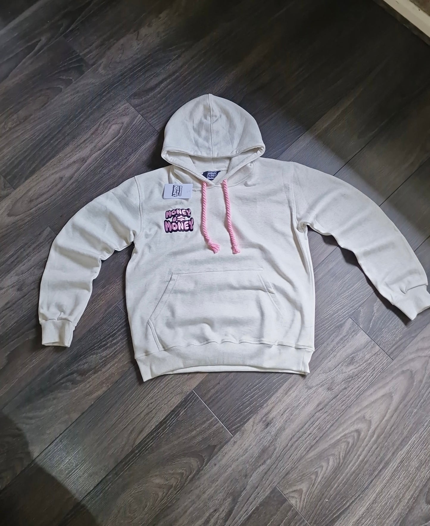 MONEYI$MONEY pink/grey hoodie set