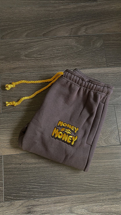 MONEYI$MONEY Black/Yellow Hoodie set