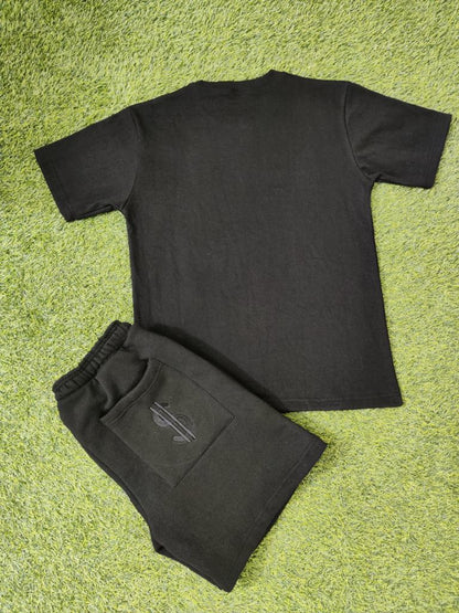 Black/White MONEYI$MONEY Short set