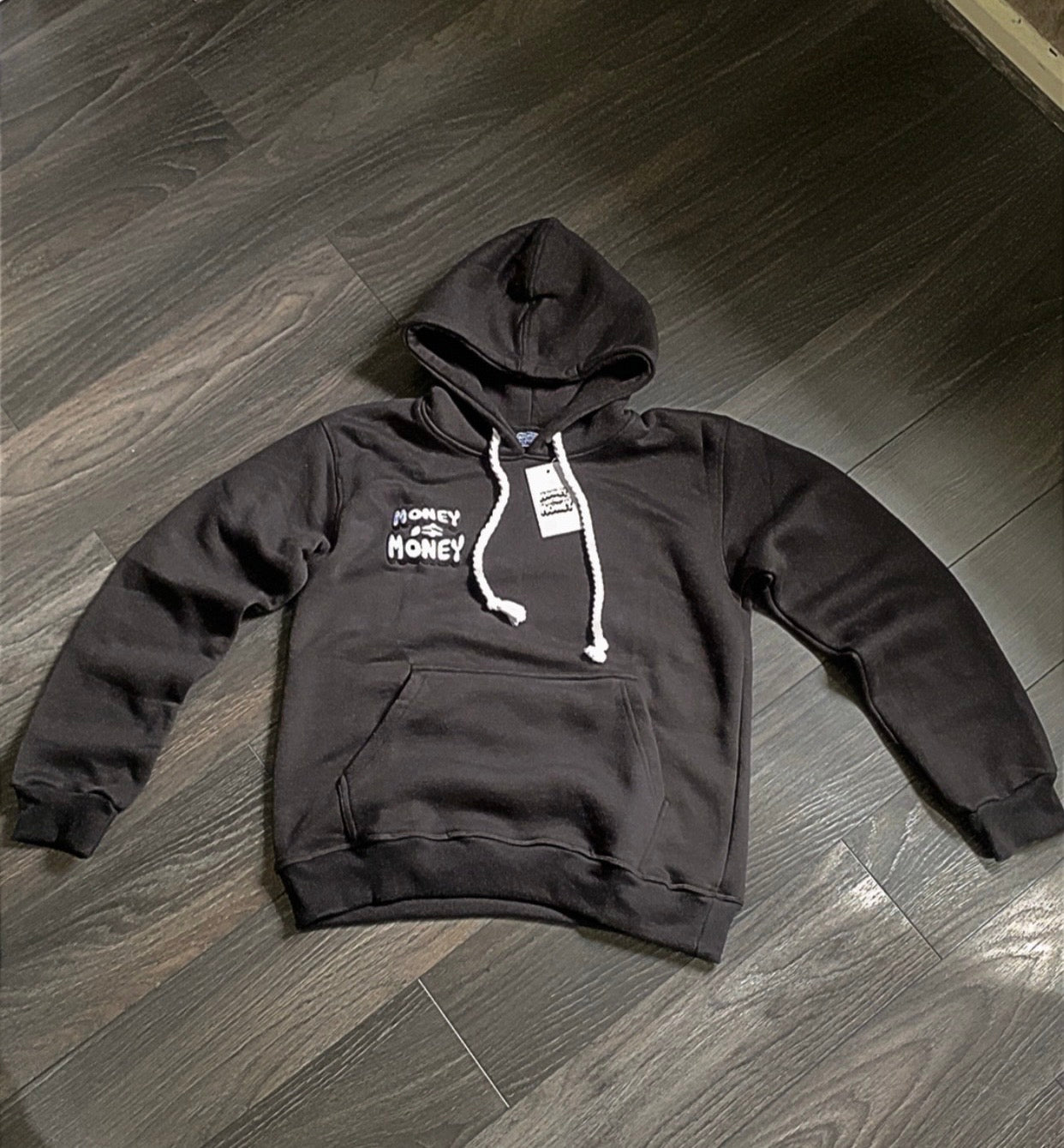 MONEYI$MONEY Black/White hoodie set